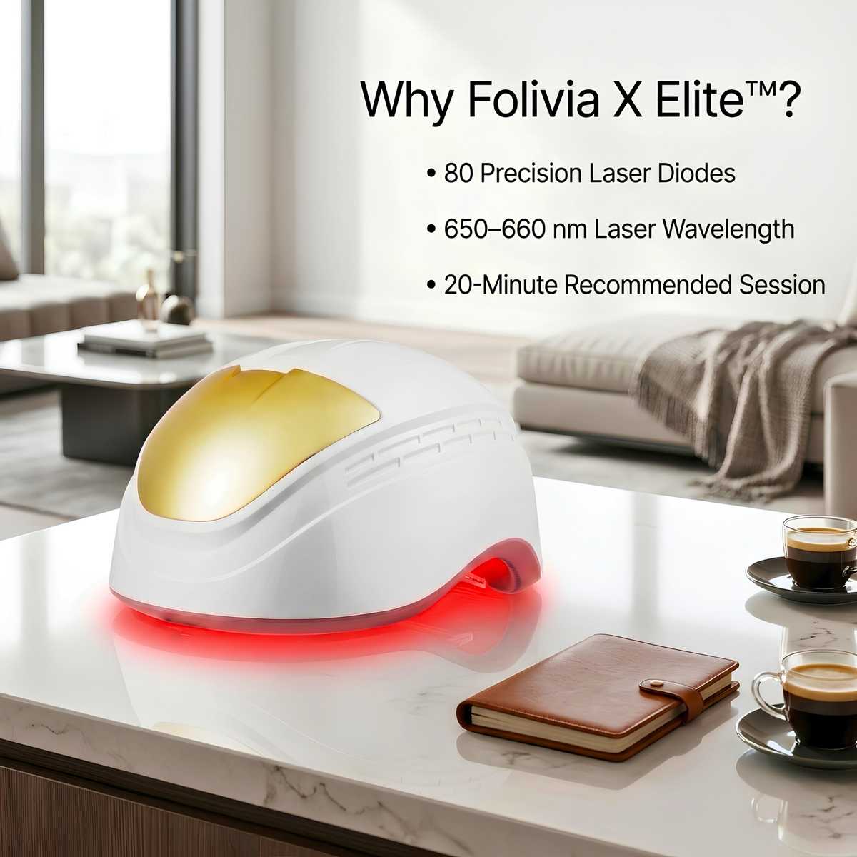 Folivia X Elite™ Laser Hair Growth System