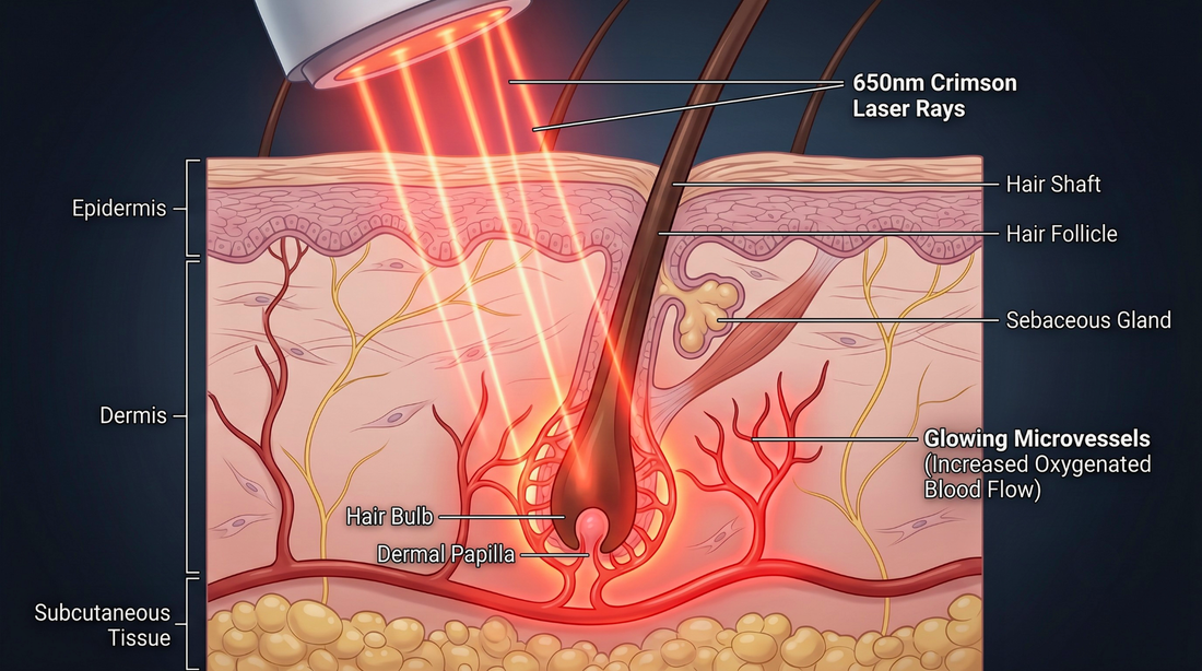 The Oxygen Rush: How Clinical Laser Therapy Ignites Scalp Blood Circulation for Hair Density