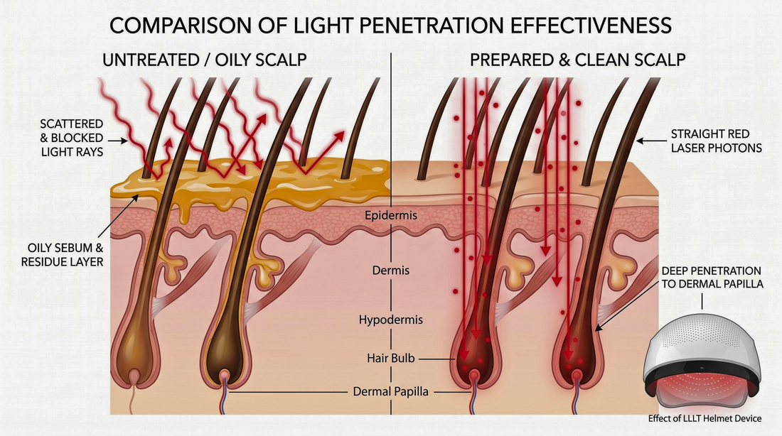 The Clean Canvas: How to Prep Your Scalp to Maximize Laser Light Penetration
