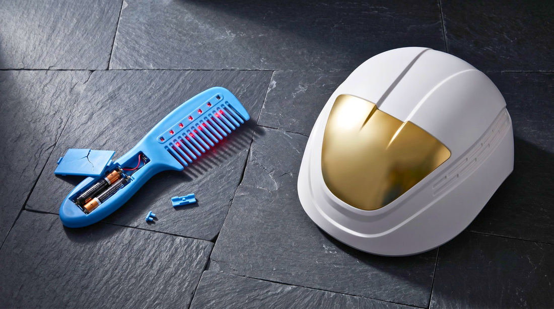 Laser Helmets vs. Laser Combs: Why Handheld Hair Devices Fail the Consistency Test