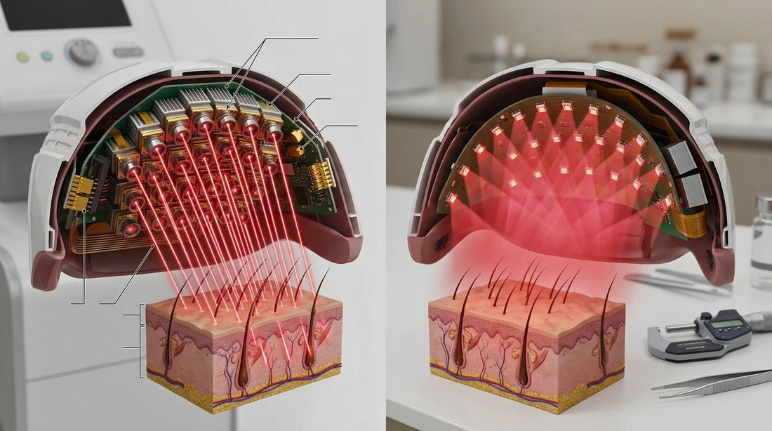 LLLT vs. Red Light Therapy: What's the Difference for Hair?
