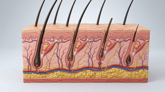 FoliviaX LLLT laser hair growth device worn on scalp — realistic timeline for thinning hair results
