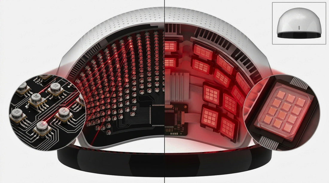 Laser vs. LED Hair Growth Devices: Wavelength, Coverage and Design