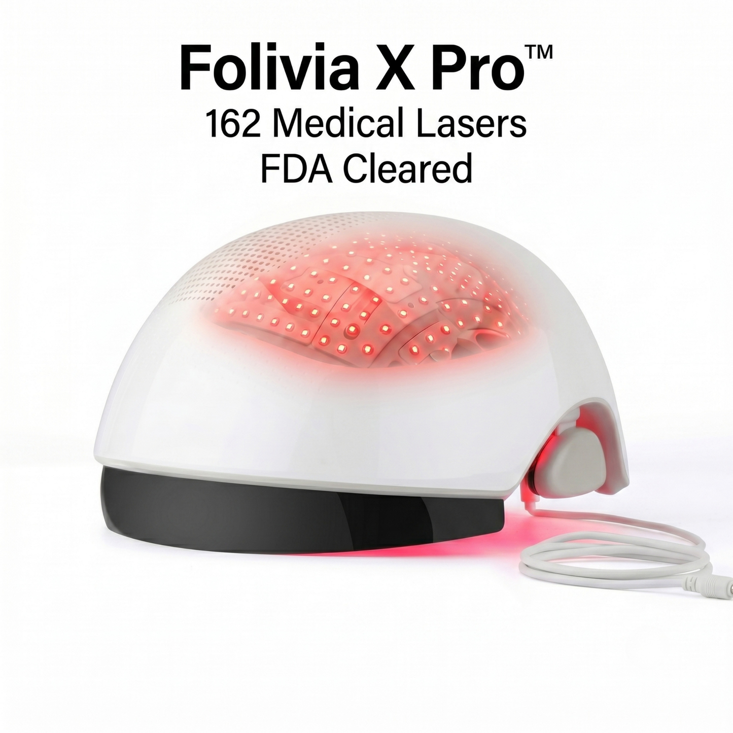 Folivia X Pro™ – FDA-Cleared 162-Laser Hair Growth System