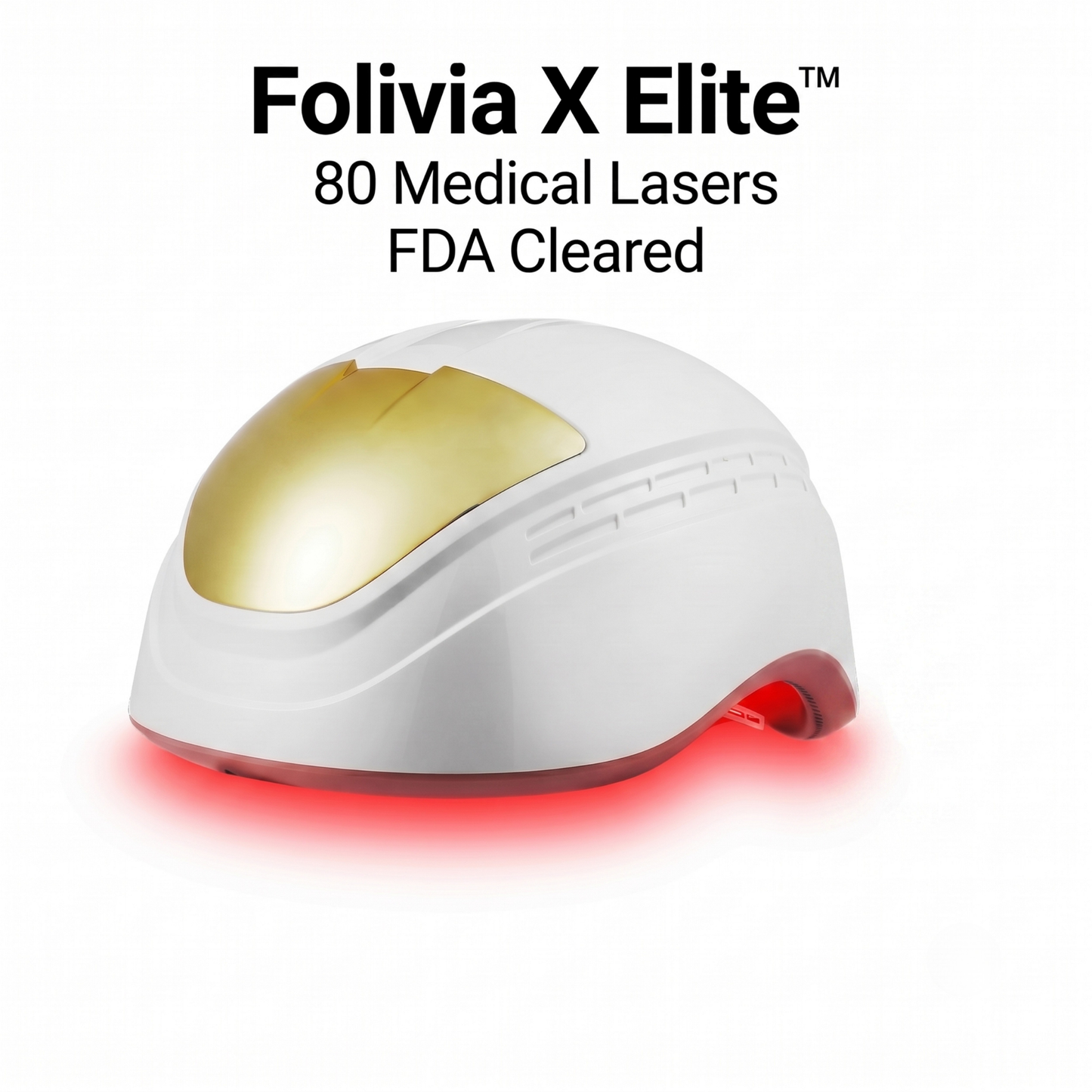 Folivia X Elite™ Hair Growth System – FDA-Cleared 80-Laser Technology