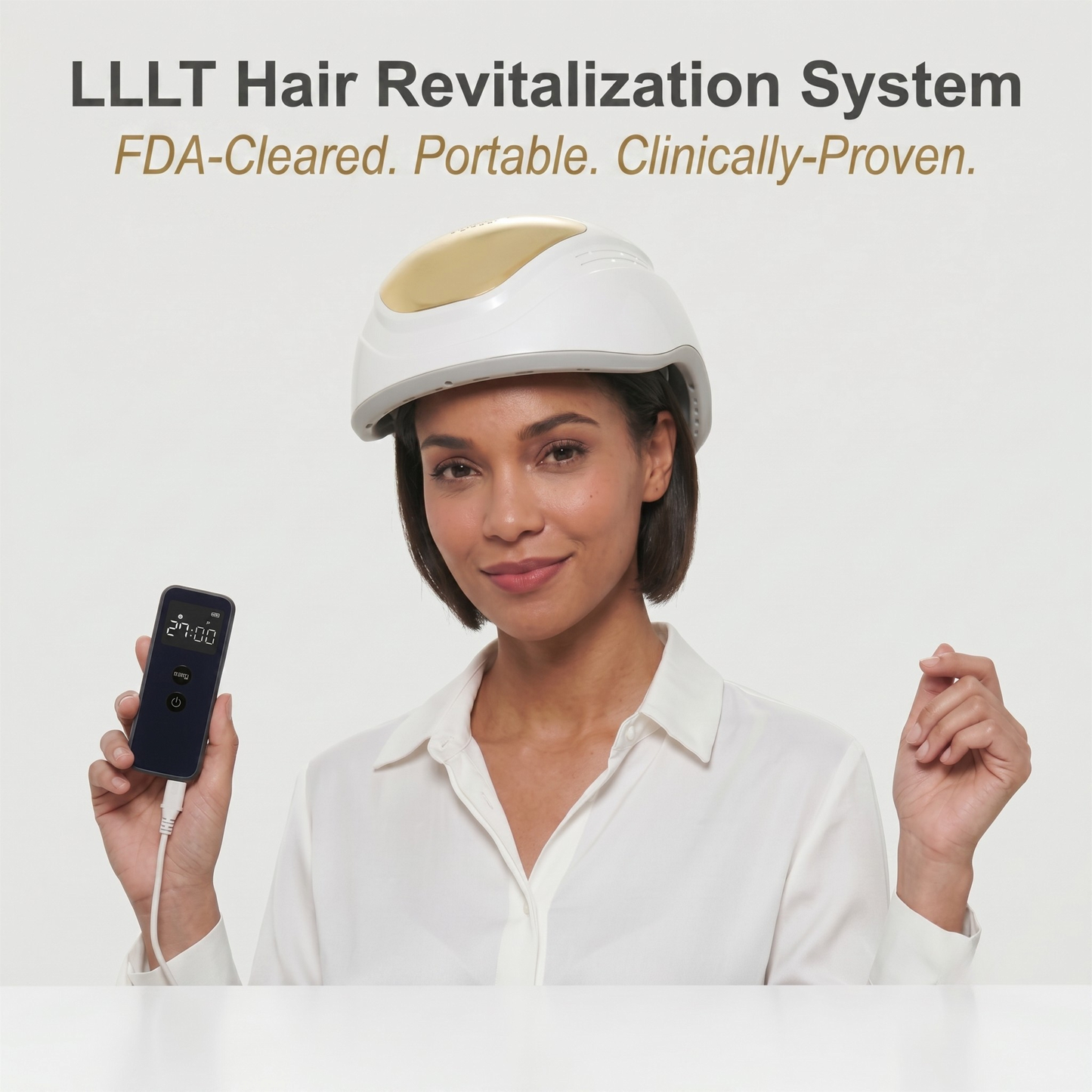 Folivia X Elite™ Hair Growth System – FDA-Cleared 80-Laser Technology