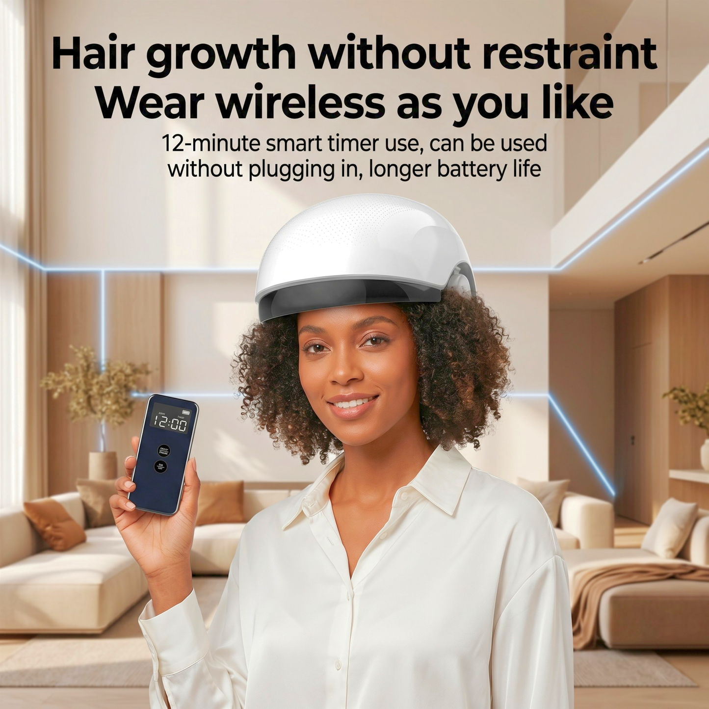 Folivia X Pro™ – FDA-Cleared 162-Laser Hair Growth System